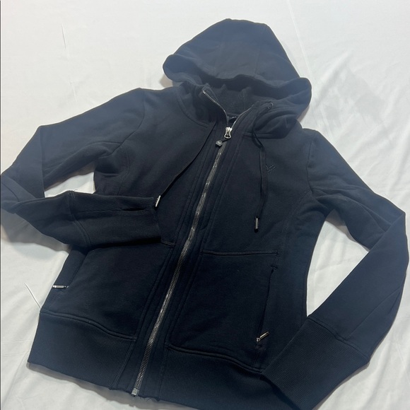 Vortex Tops - Women’s vortex black full zip hoodie size small